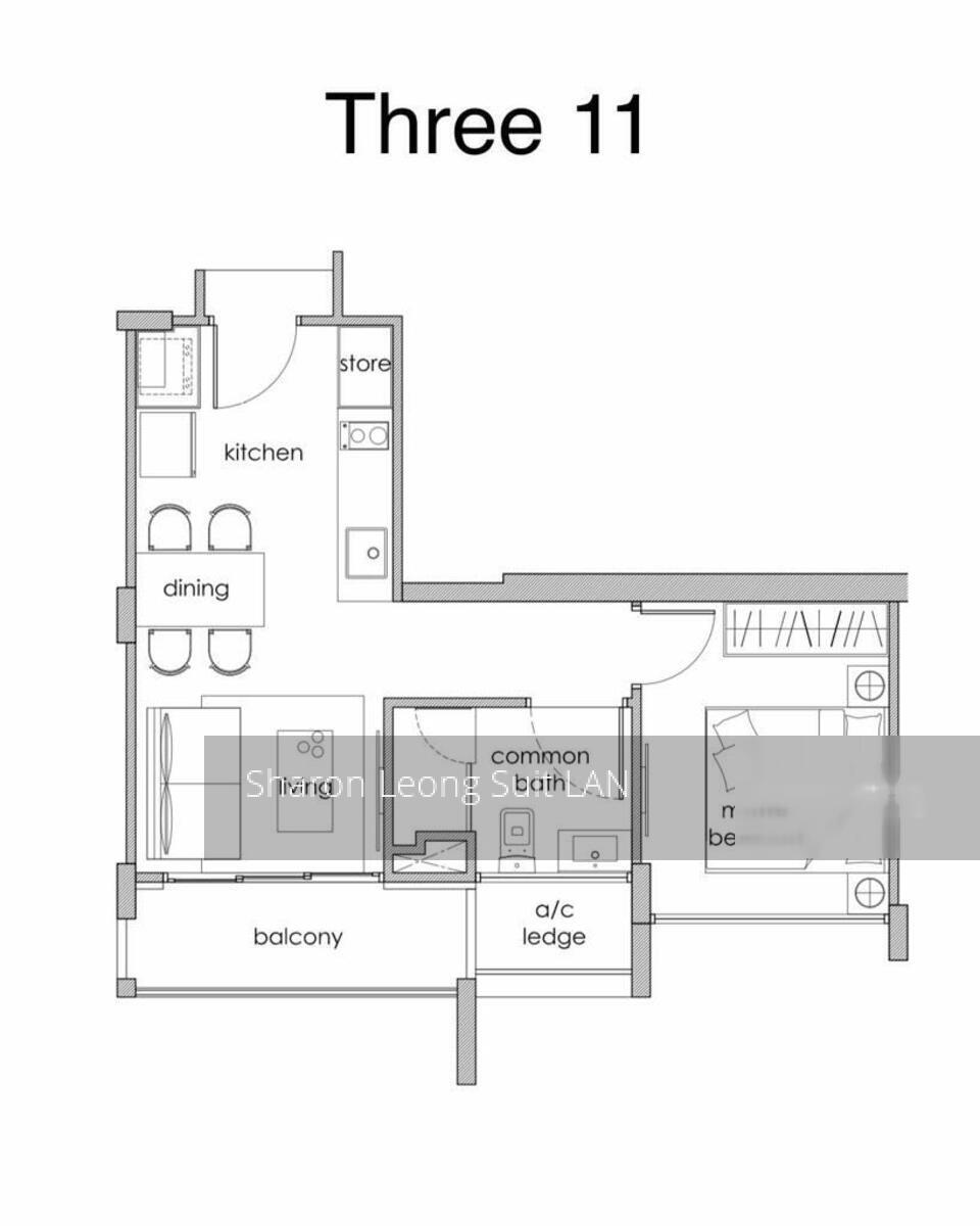 Three 11 (D20), Apartment #335226641